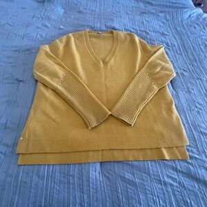 Escada Mustard Knit Sweater